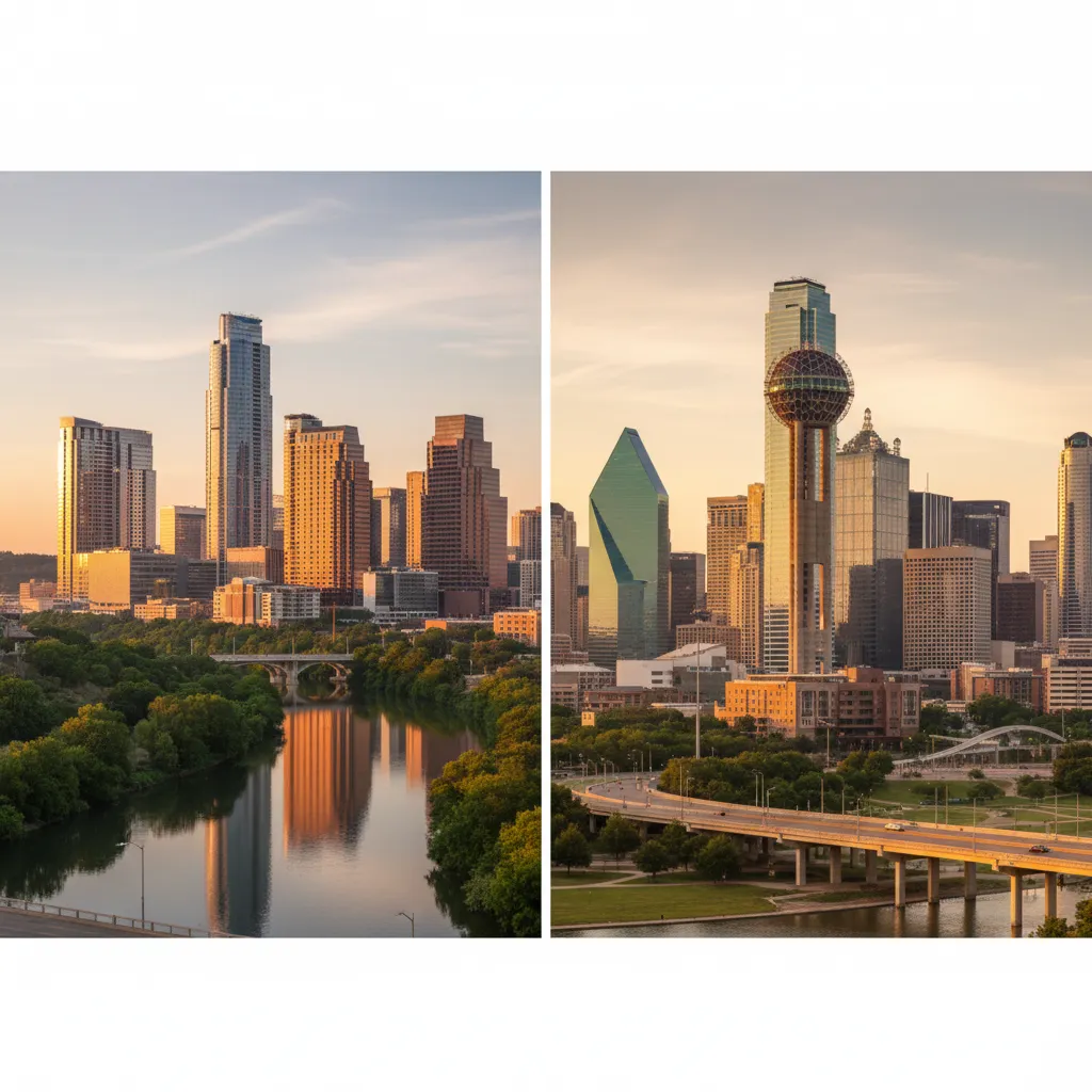 Austin vs Dallas comparison — relocating to Texas 2026