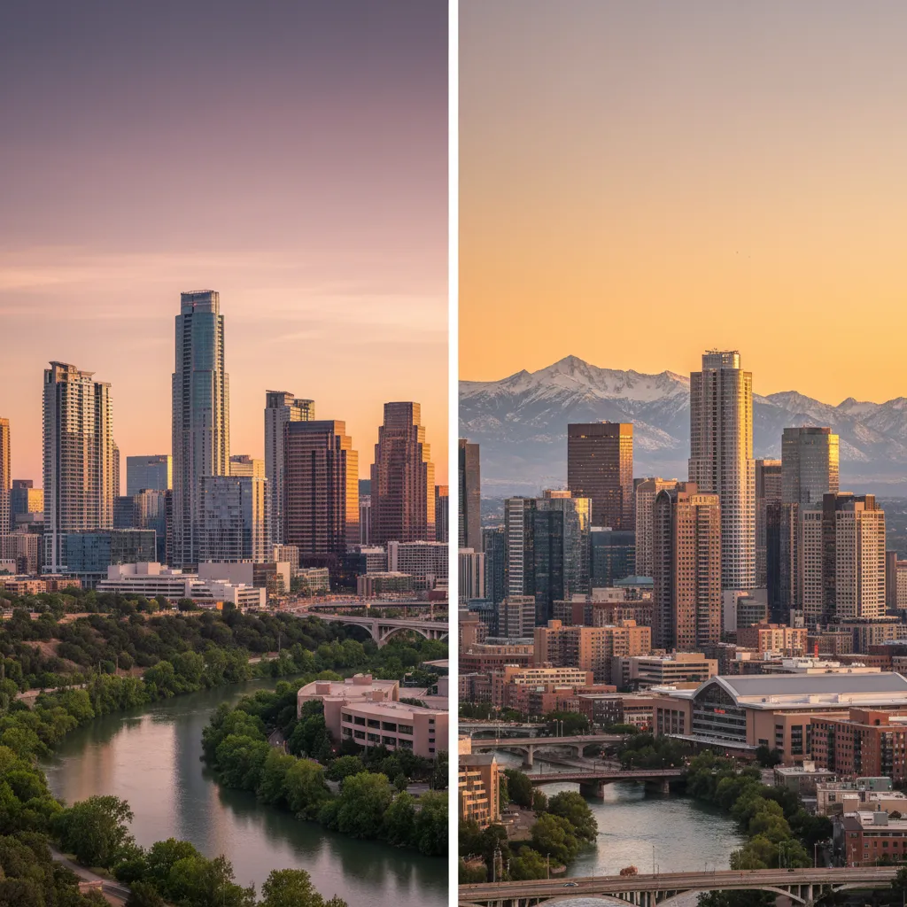 Austin vs Denver comparison — relocating to Texas 2026