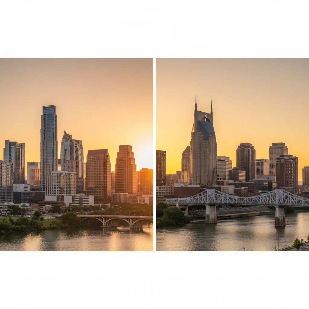 Austin vs Nashville comparison — relocating to Texas 2026