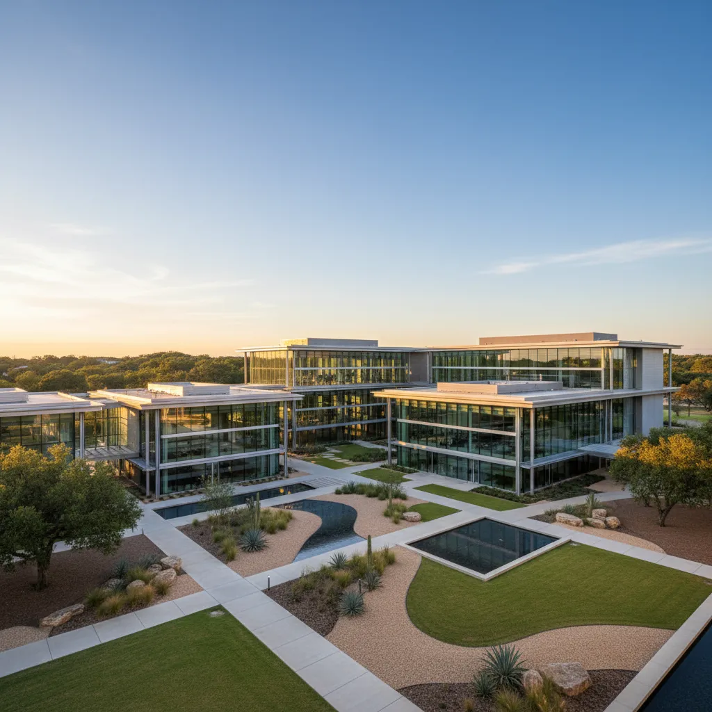 Google Austin in Austin — Technology corporate campus with modern office architecture