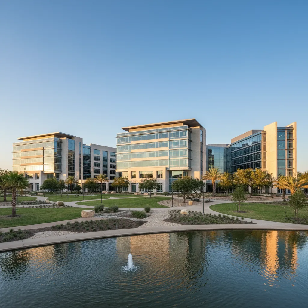 Indeed in Austin — Technology / HR Tech corporate campus with modern office architecture