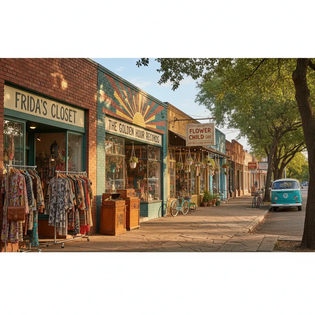North Loop neighborhood in Austin Texas showing local streetscape and community character