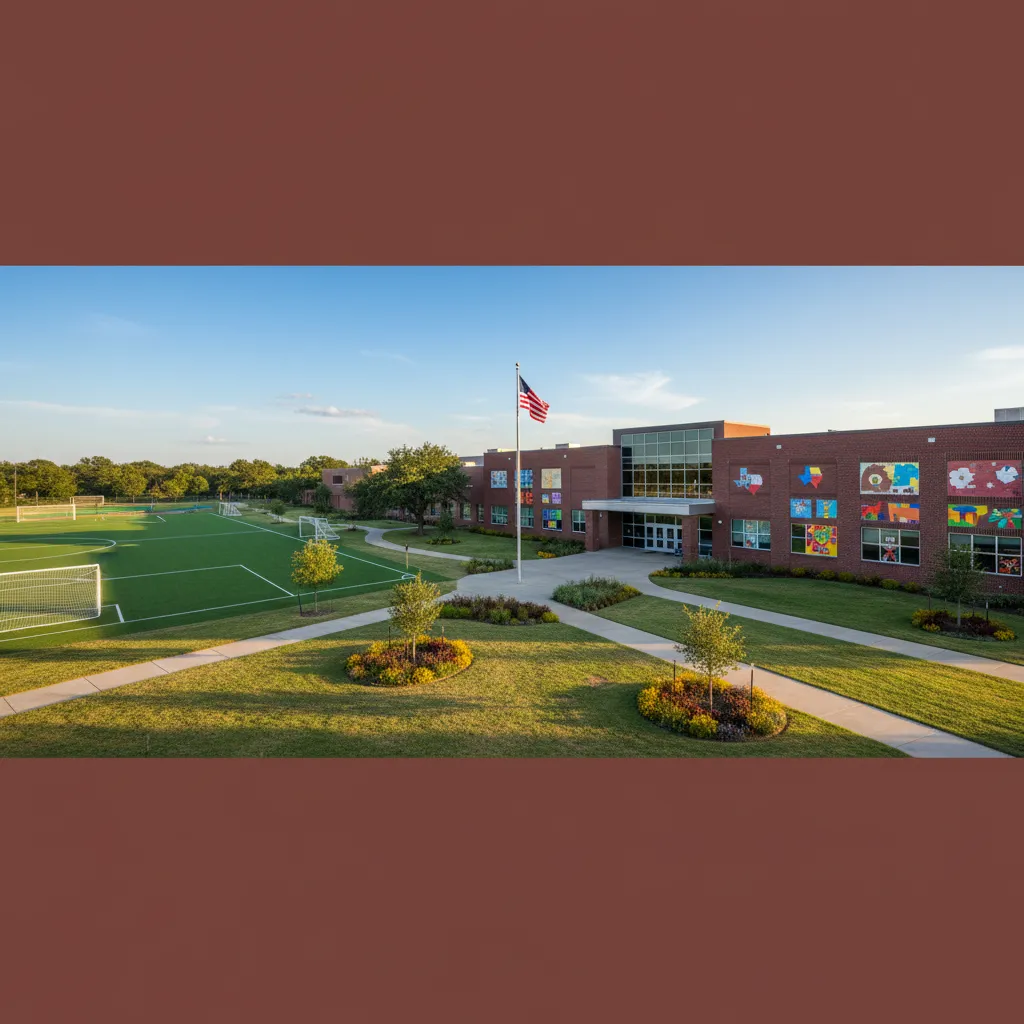 Georgetown Independent School District — school district campus in Austin Texas with well-maintained buildings and fields