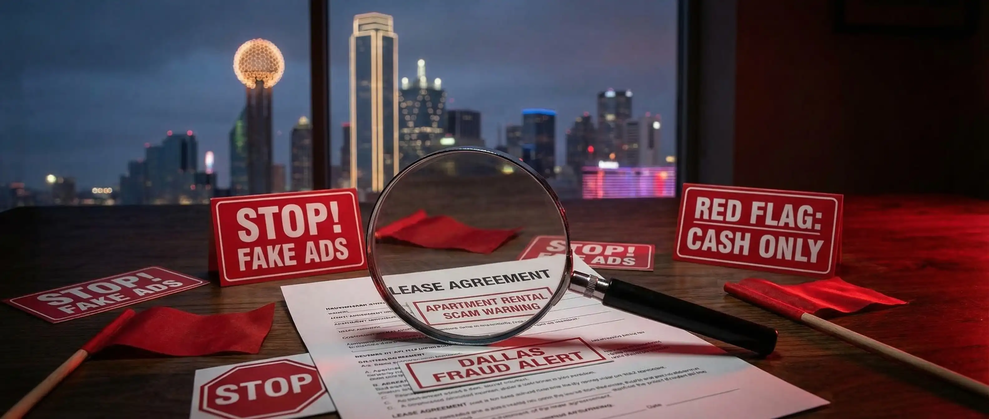 Red flags to watch for when choosing a Dallas apartment locator