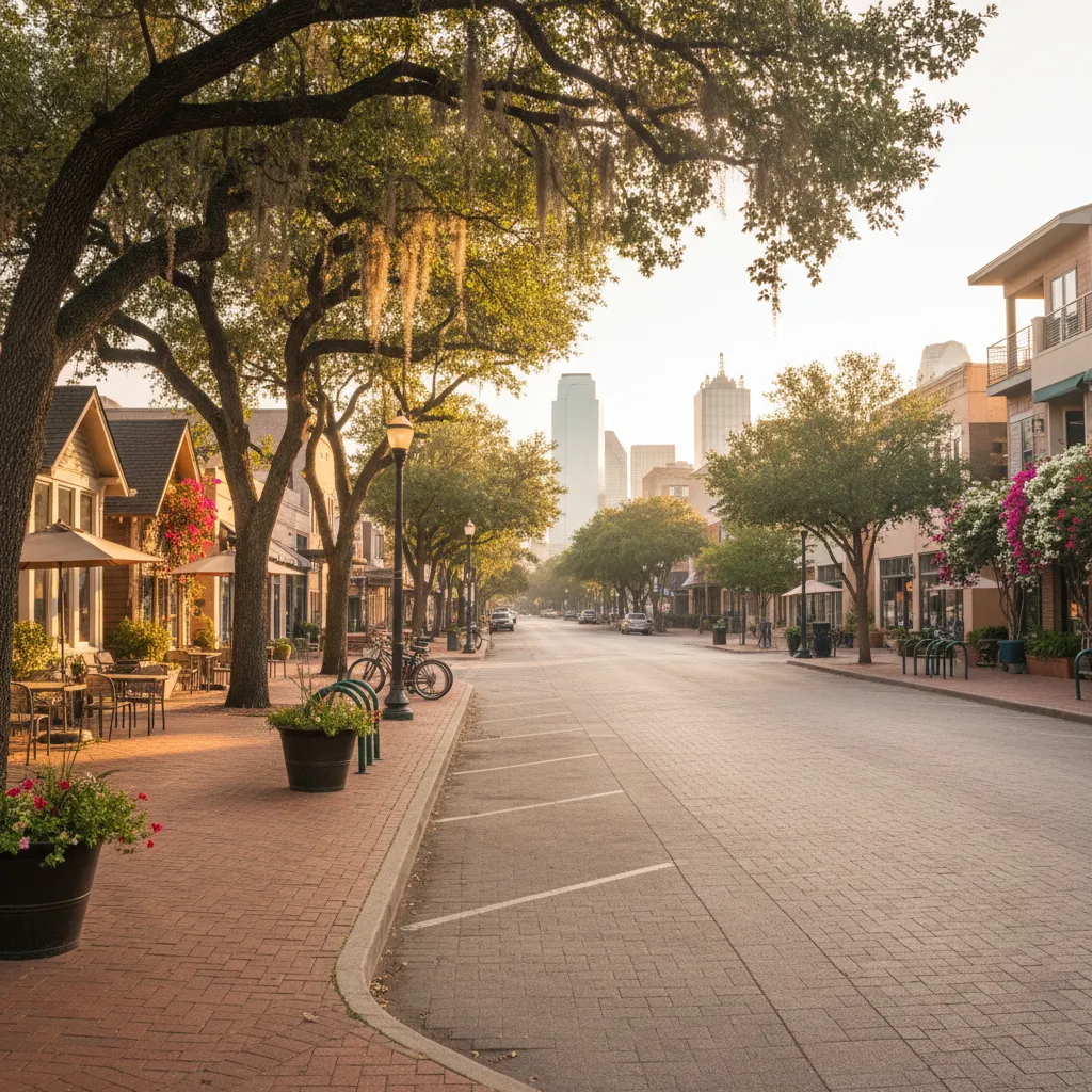 Best Walkable Areas neighborhoods in Dallas Texas showing recommended community lifestyle