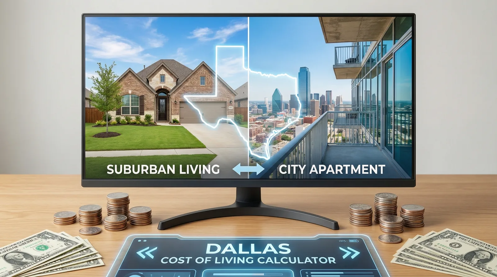 Relocation calculators for Dallas Texas with financial planning tools