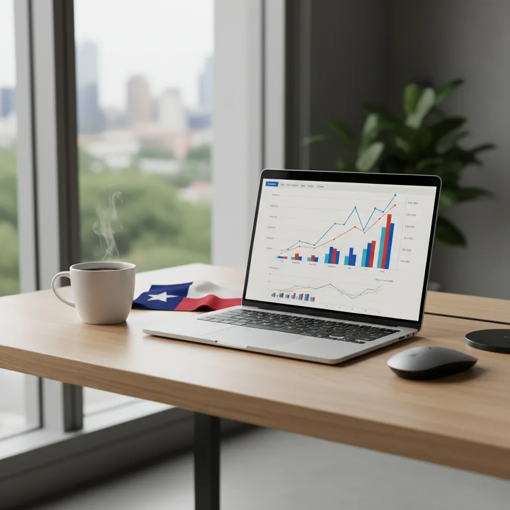 Salary comparison calculator concept for Dallas Texas