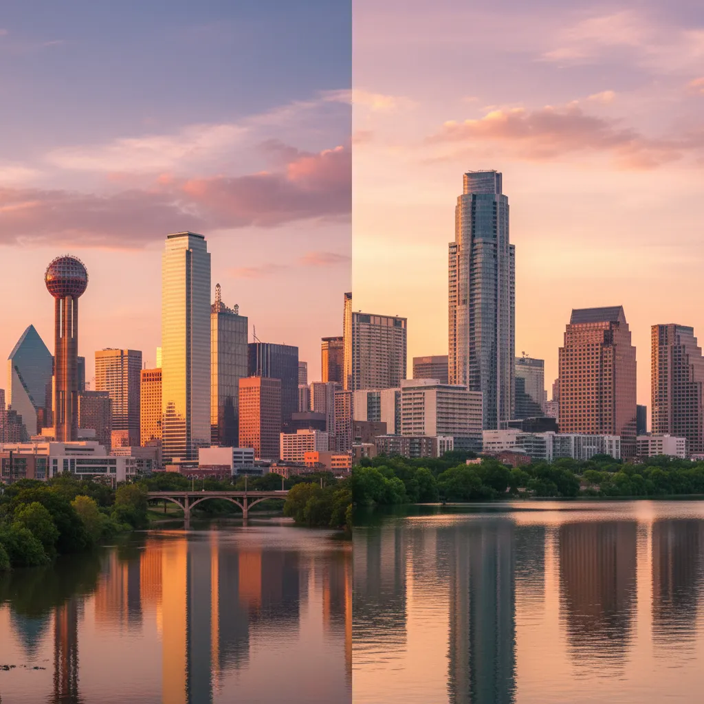 Dallas vs Austin comparison — relocating to Texas 2026