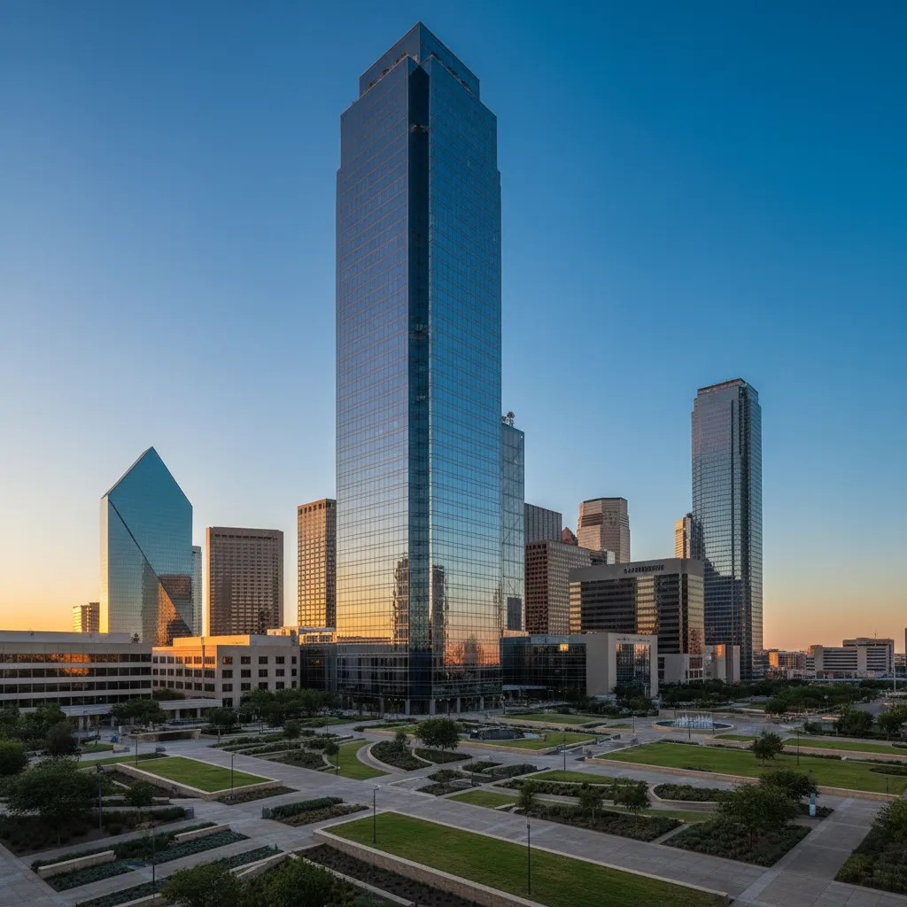 Capital One in Dallas — Finance corporate campus with modern office architecture