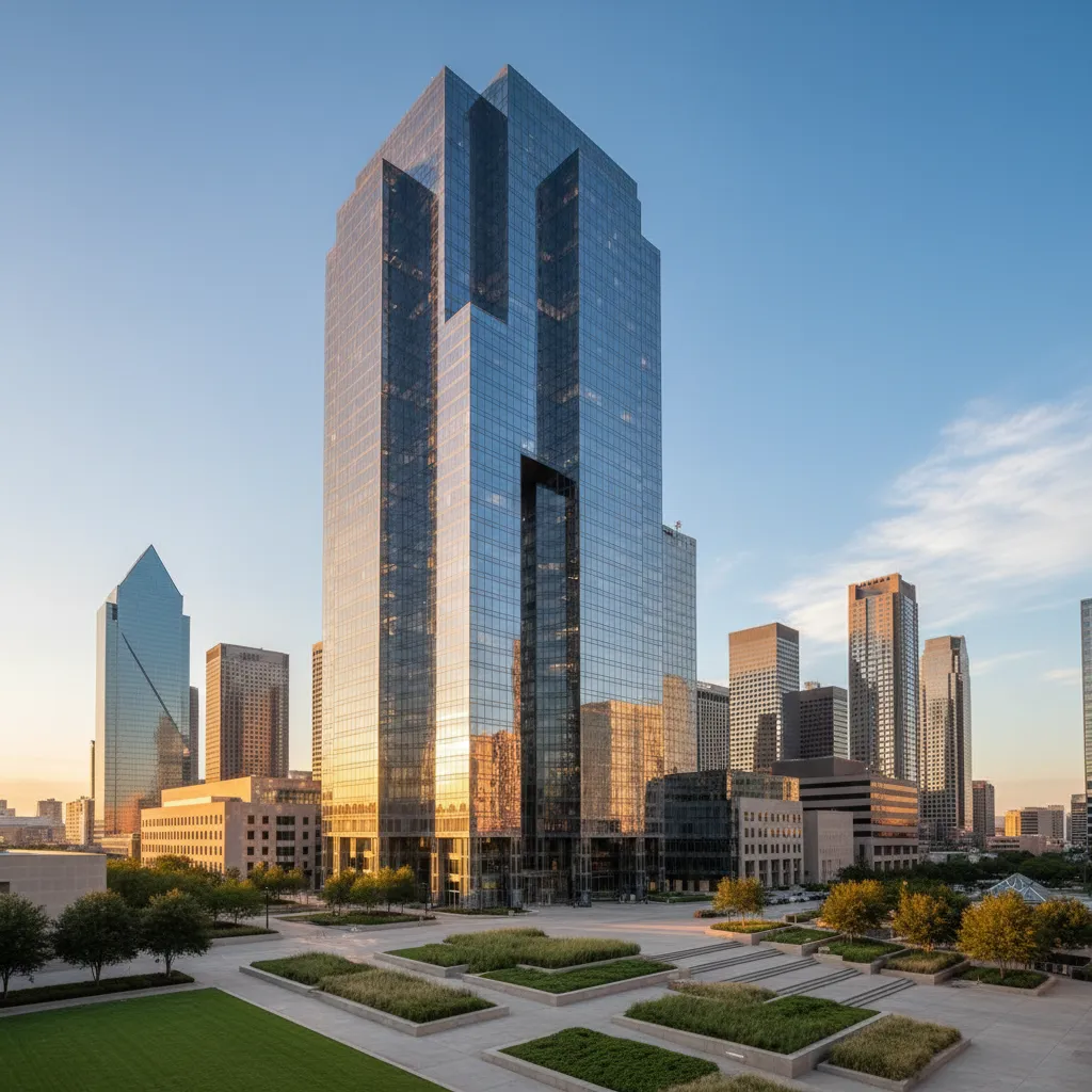 Charles Schwab in Dallas — Finance corporate campus with modern office architecture