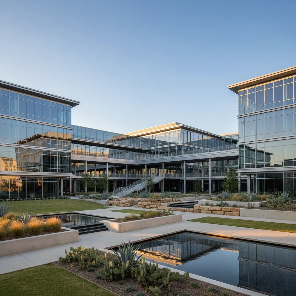 Google in Dallas — Technology corporate campus with modern office architecture