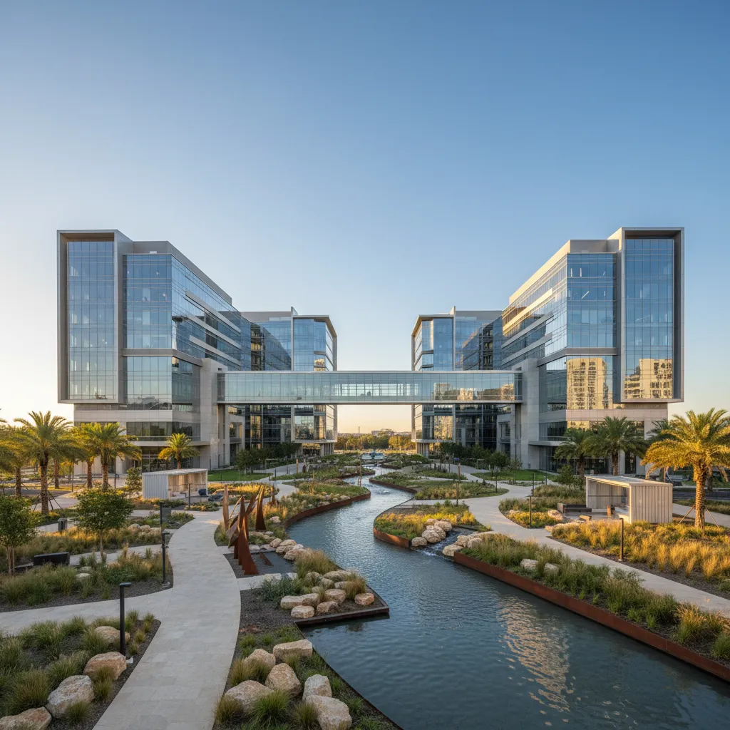Keurig Dr Pepper in Dallas — Food & Beverage corporate campus with modern office architecture