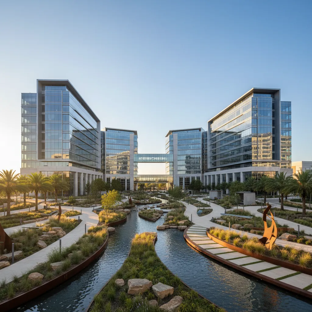 Kimberly-Clark in Dallas — Consumer Goods corporate campus with modern office architecture