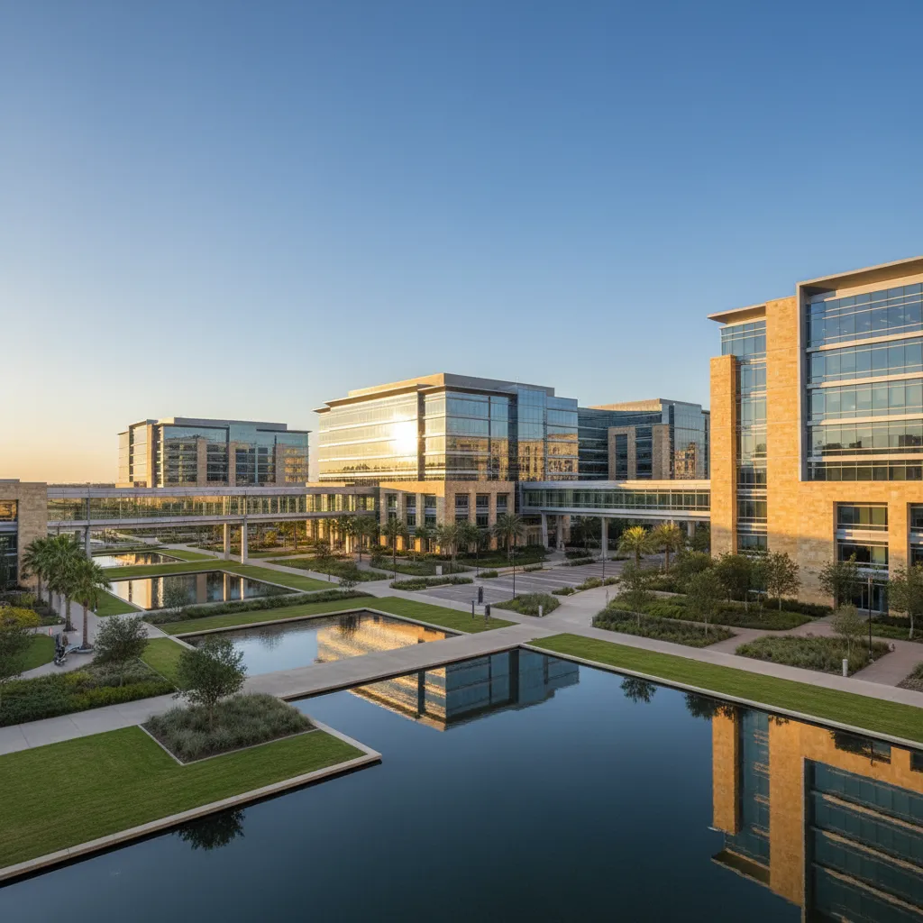 McKesson Corporation in Dallas — Healthcare Distribution corporate campus with modern office architecture
