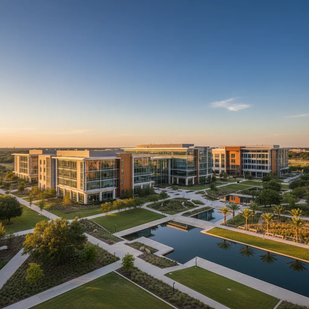 PepsiCo / Frito-Lay in Dallas — Food & Beverage corporate campus with modern office architecture
