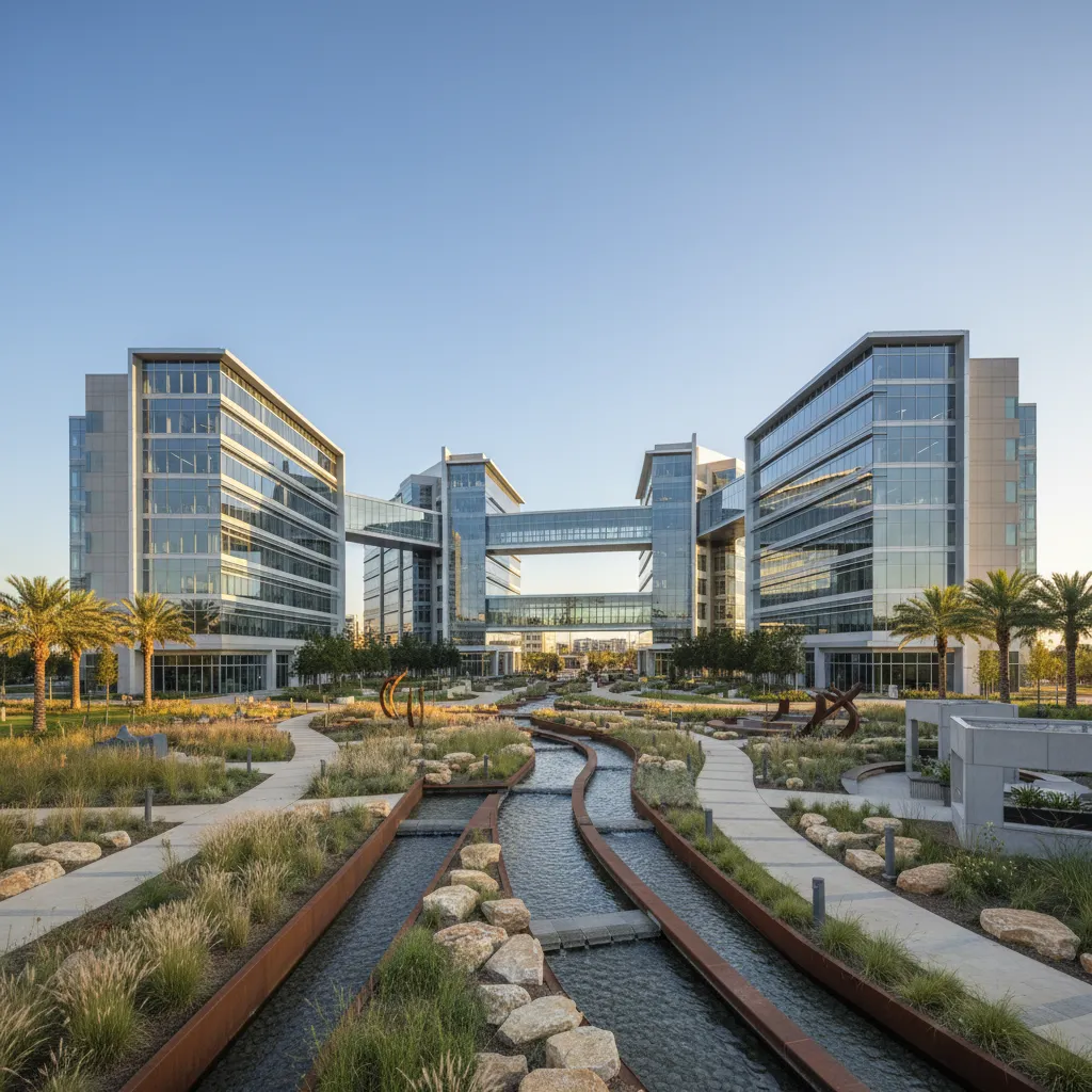 Vistra Energy in Dallas — Energy/Utilities corporate campus with modern office architecture