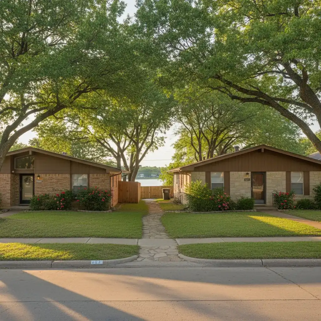 Casa View neighborhood in Dallas Texas showing local streetscape and community character