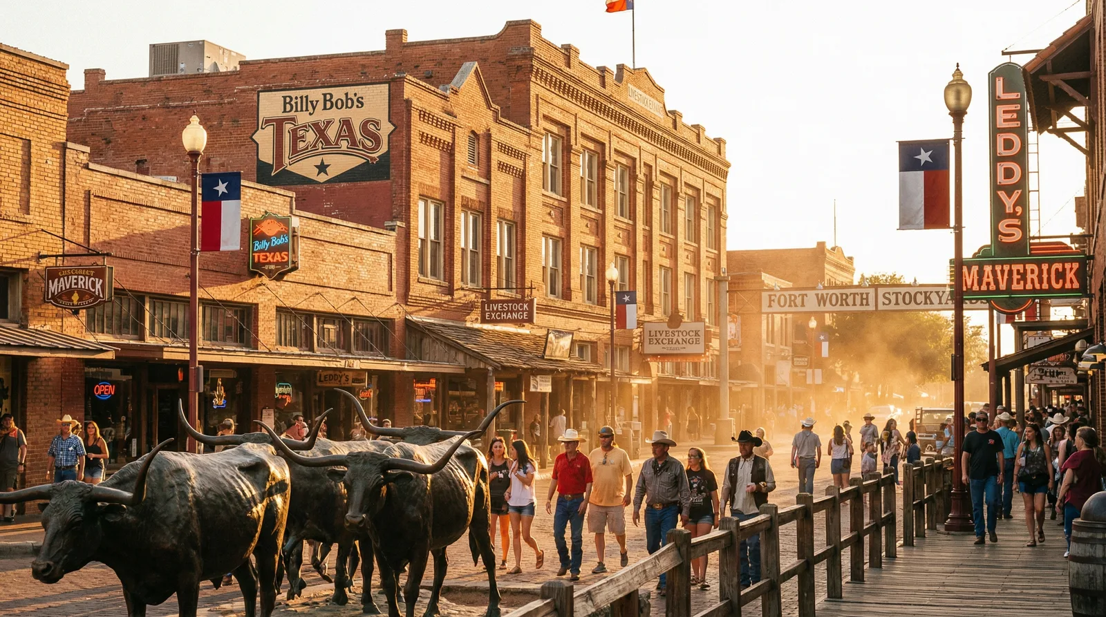 Fort Worth Stockyards / North Side in Fort Worth Texas