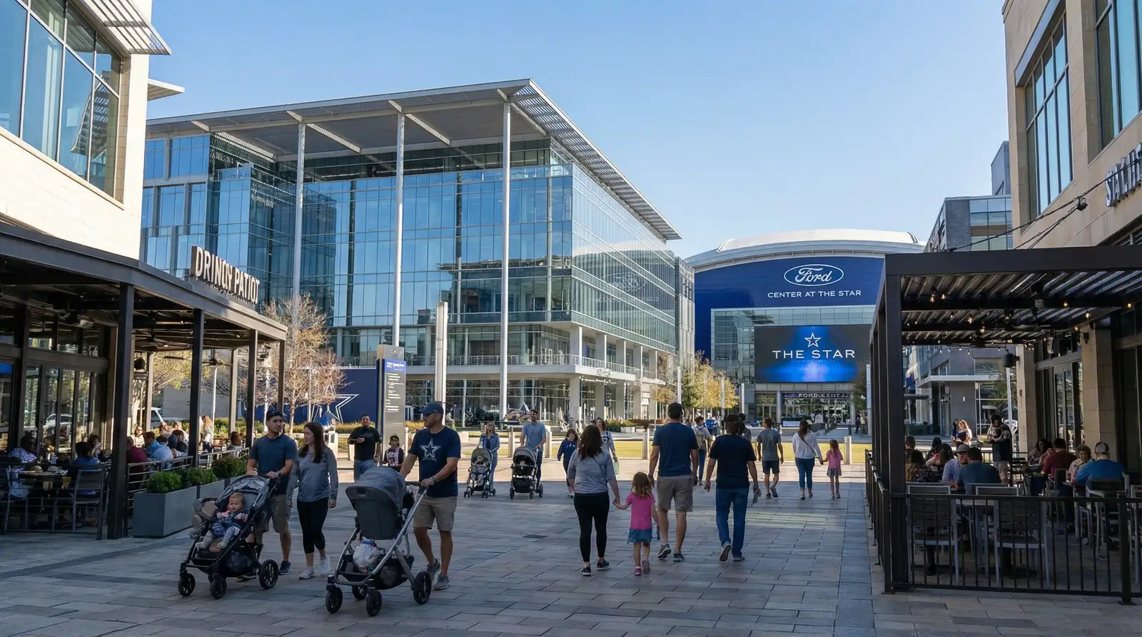Frisco (Stonebriar / The Star) community in suburban Dallas-Fort Worth Texas