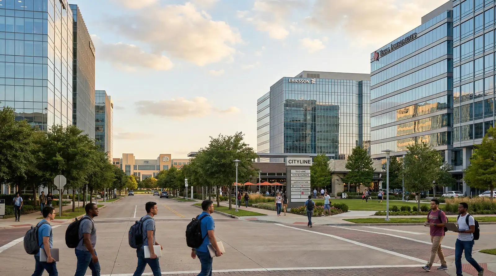 Richardson (Telecom Corridor / CityLine) community in suburban Dallas-Fort Worth Texas