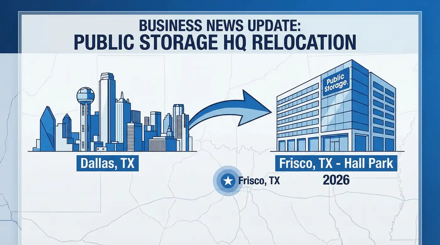Public Storage new corporate headquarters at Hall Park in Frisco Texas