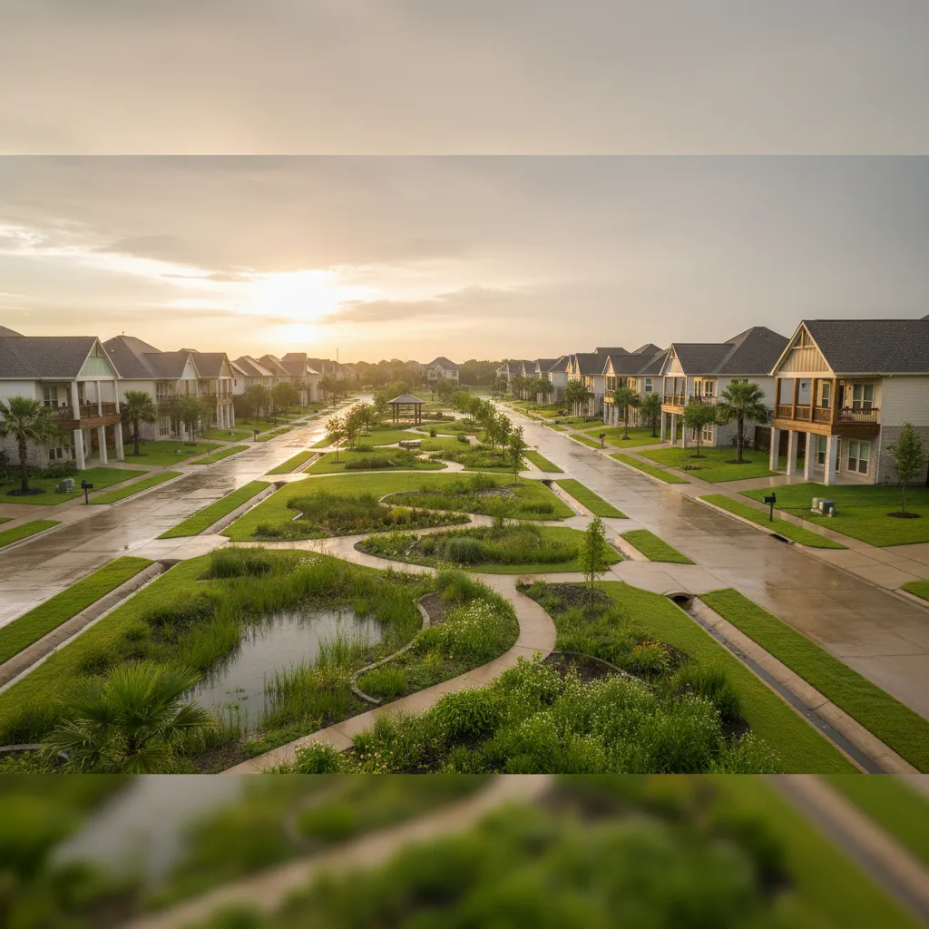 Best for Flood Safety neighborhoods in Houston Texas showing recommended community lifestyle