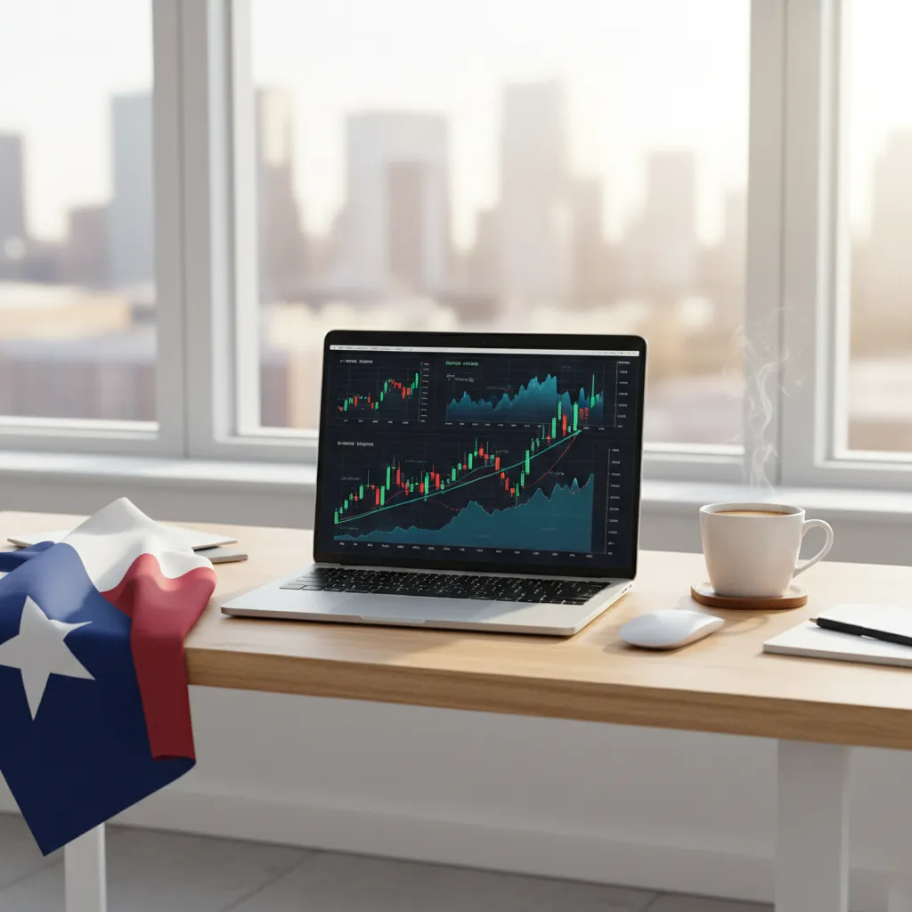 Salary comparison calculator concept for Houston Texas