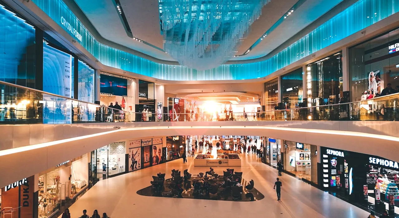 The Galleria Houston interior with ice rink — Houston shopping guide for newcomers