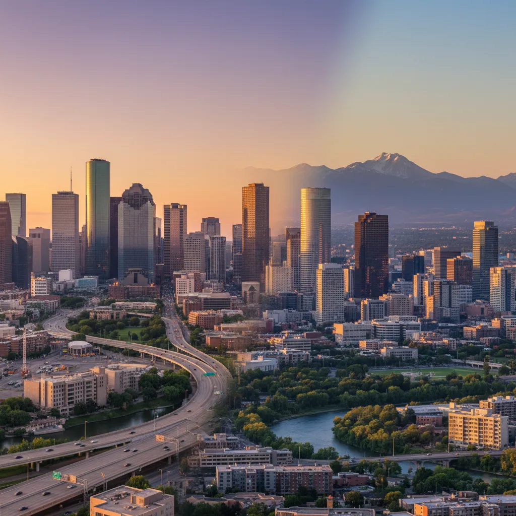 Houston vs Denver comparison — relocating to Texas 2026