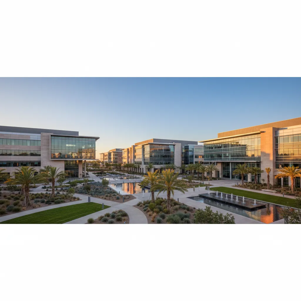 Amazon in Houston — Technology/E-Commerce corporate campus with modern office architecture