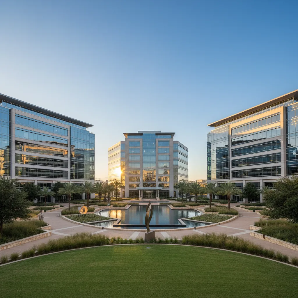 Chevron in Houston — Energy/Oil & Gas corporate campus with modern office architecture