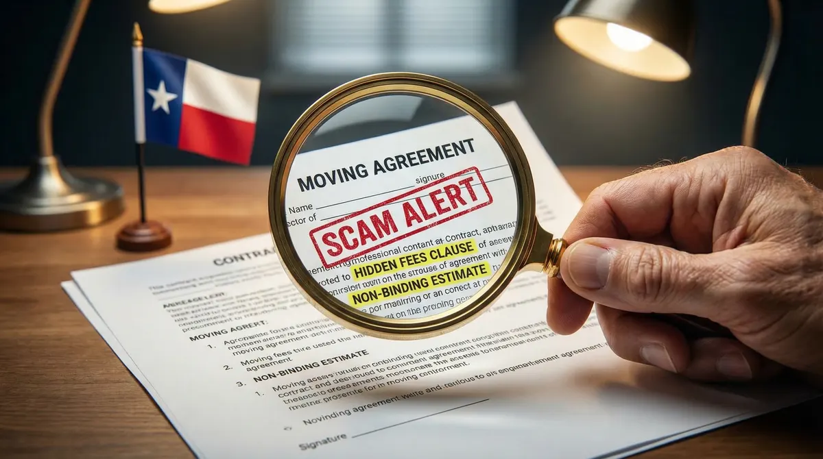 Houston moving scam protection guide — red flags, verification steps, and how to fight back