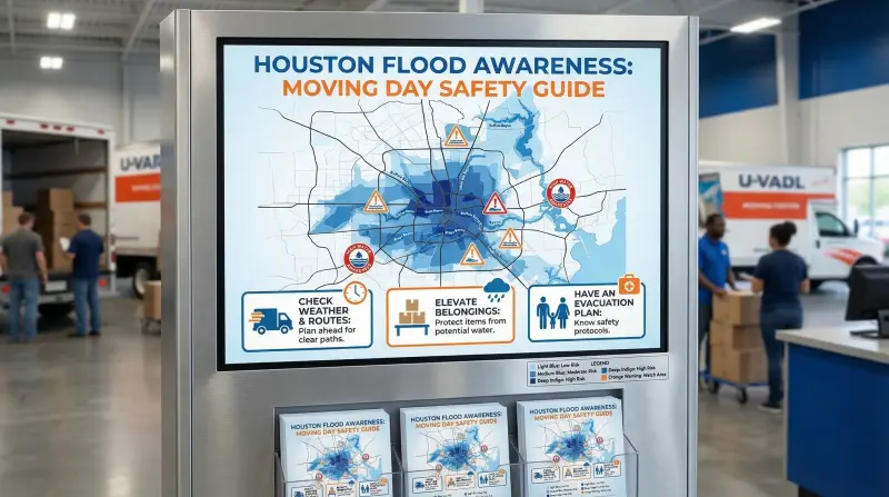 Houston flood zone awareness tips for moving day safety