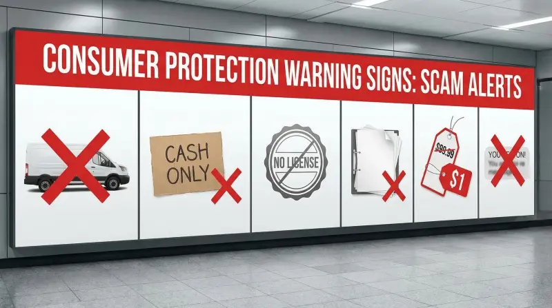 Houston moving scam red flags: unmarked trucks, cash-only demands, blank contracts