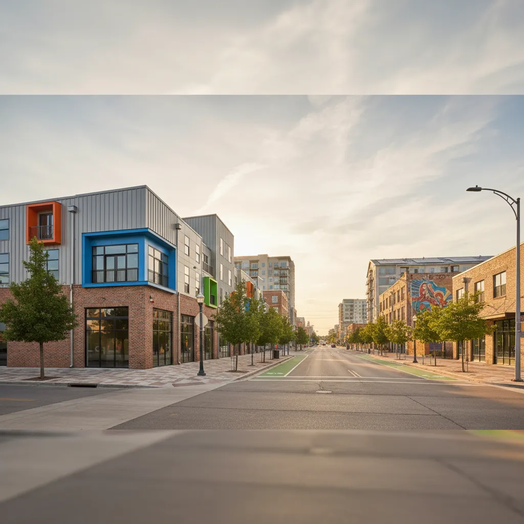 EaDo (East Downtown) neighborhood in Houston Texas — residential streetscape and community
