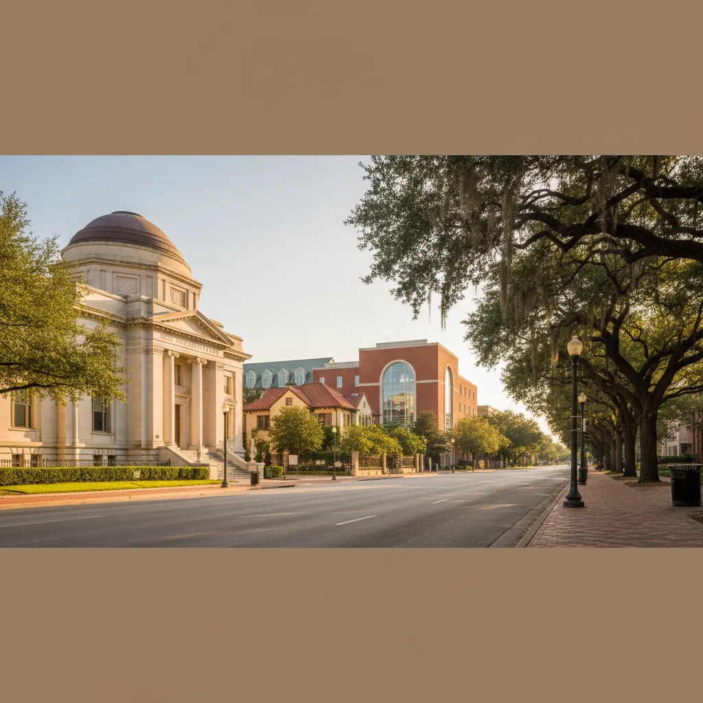 Museum District neighborhood in Houston Texas — residential streetscape and community