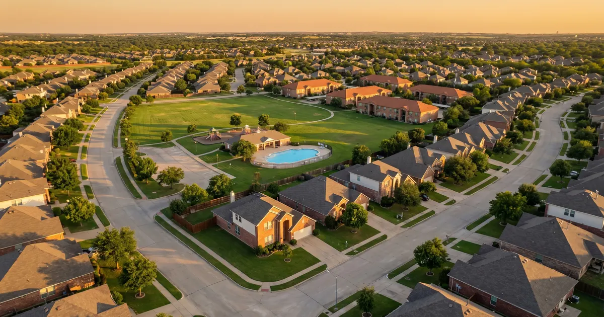 Houston Medical Center Neighborhoods — aerial view near Texas Medical Center campus