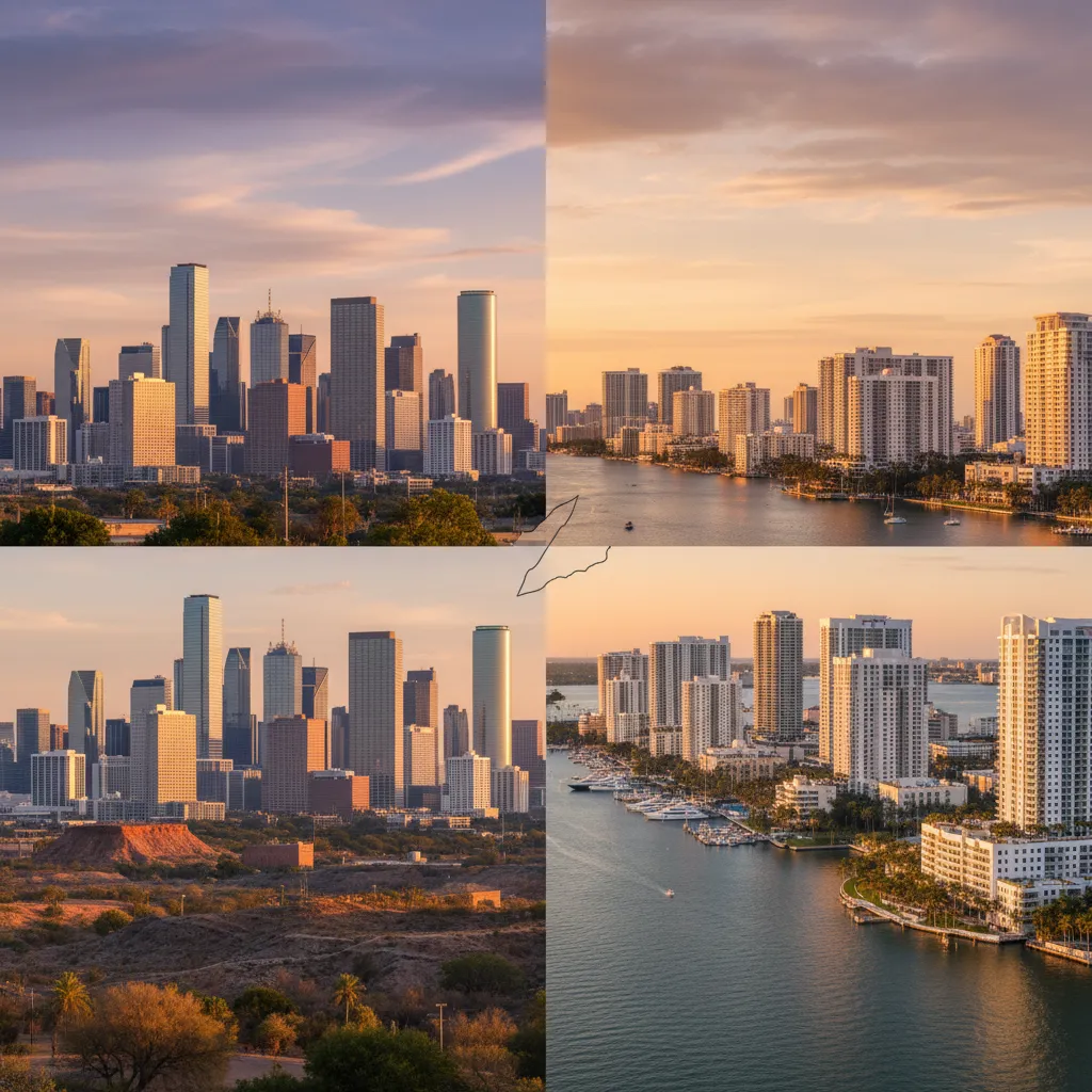 Texas vs Florida comparison — relocating to Texas from Florida 2026